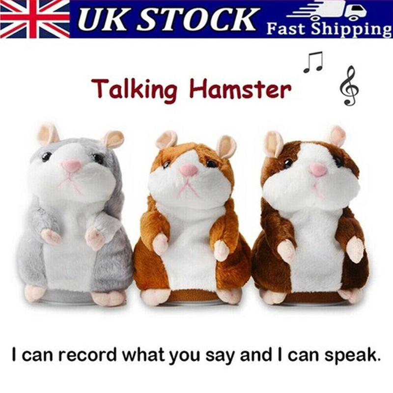 Imitate Everything Instantly! Talking Hamster Plush Toy