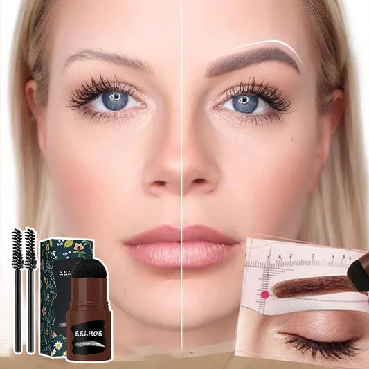 Shape Perfect Brows Instantly! Waterproof Eyebrow Stamp & Stencil Kit