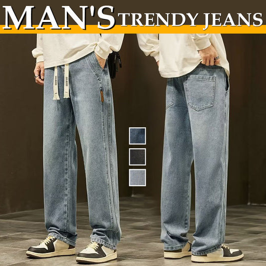 Vintage Straight Jeans – Warm Lined & Flattering Fit Design