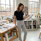 High-Waist Zipper-Pocket Pants – Tummy Control & Breathable Stretch