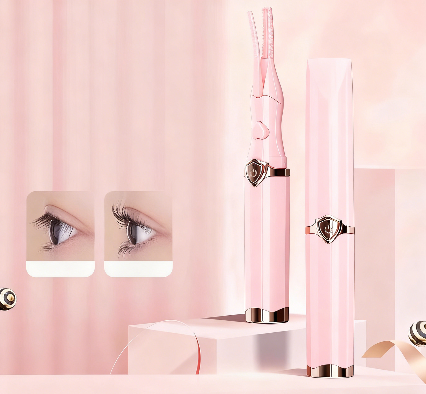 🎁Buy More Get More Free🔥2025 Rechargeable Heated Eyelash Curler for Quick Heating Curling