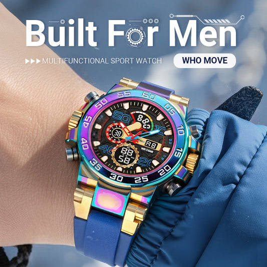 ⏳Time-Limited Special 60% OFF⏰MULTIFUNCTION LED WATCH - Waterproof & Digital Display, 7 Sports Modes with Sleep Monitor, Perfect for Outdoor and Daily Use 🌟🔋