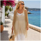 Summer Metallic Crochet Cover-Up – Lightweight, Flowy & Effortlessly Stylish summer outfit
