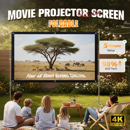 High Definition Projection Screen - 150-inch Diagonal with Matte White Surface for Crystal Clear Home Cinema Experience 🎬🌟