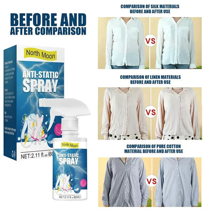 Stop Static Instantly! Anti-Static Fabric & Hair Spray