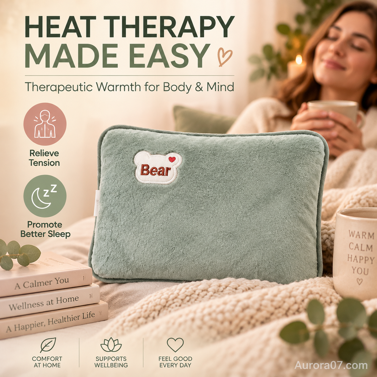🔥🥳 58% OFF – Plush Rechargeable Heat Pack – Soft Winter Hand & Body Warmer