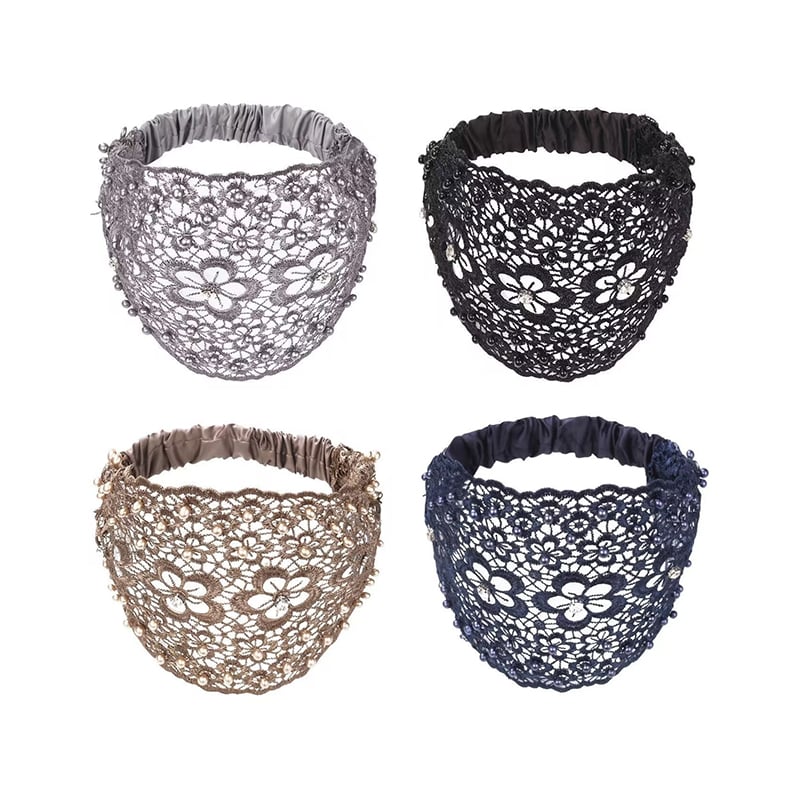 🌞Summer Sale 49% OFF🔥Plum Blossom Hollow Beaded Wide Headband