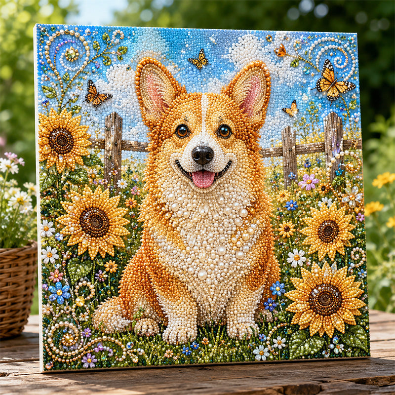 Highland Cow Pearl Art Kit – Sparkling 3D DIY Decor Set