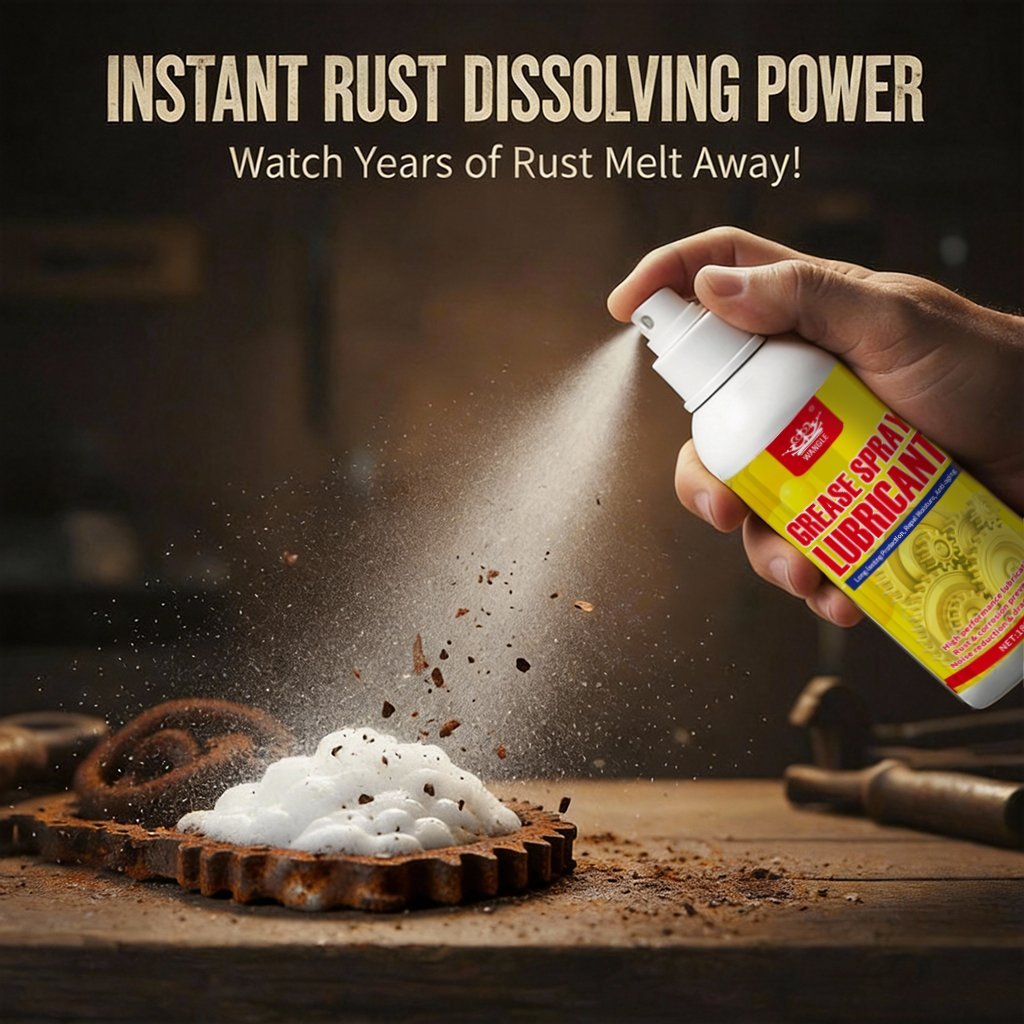 Dissolve Rust Instantly! No-Scrub Nano Anti-Corrosion Spray