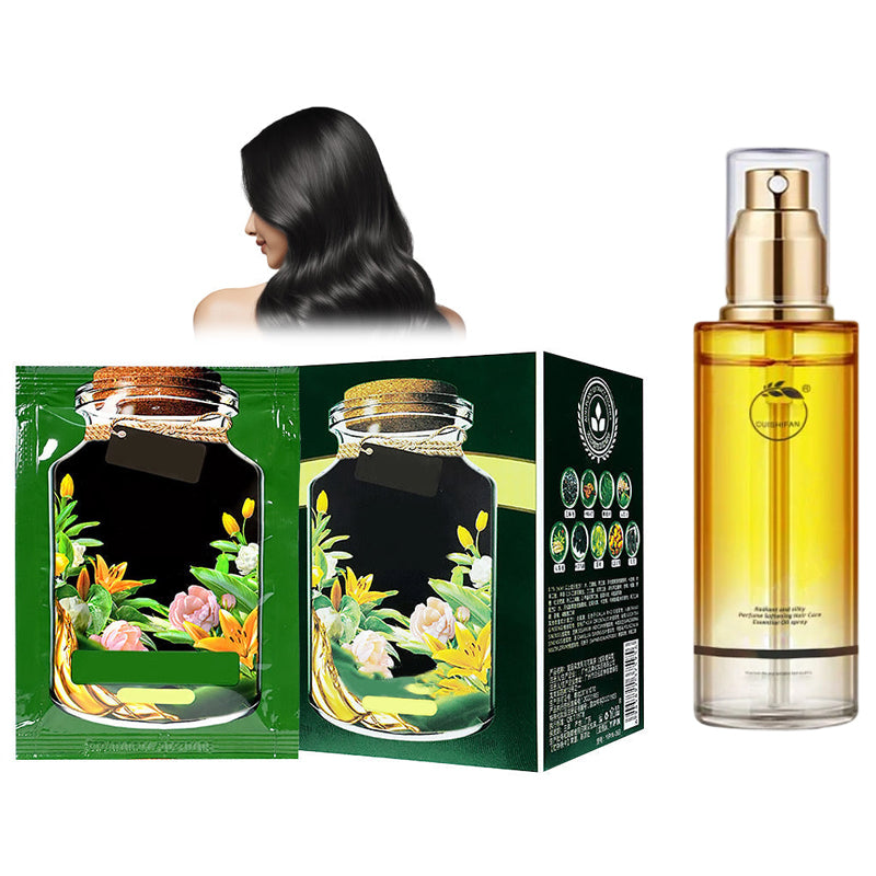 🔥Flash Sale💖 3-In-1 Botanical Hair Coloring Cream