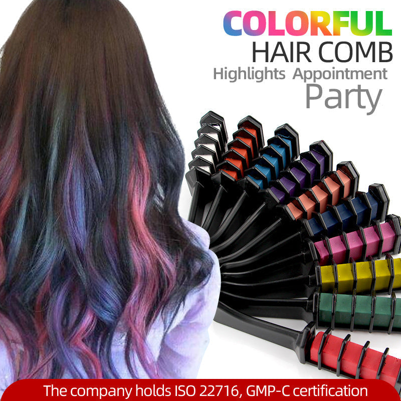 Color Hair Instantly! No-Stain 10-Piece Hair Chalk Set