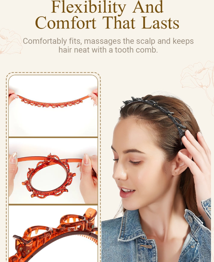 🌸Braided Hairband Clip🌸