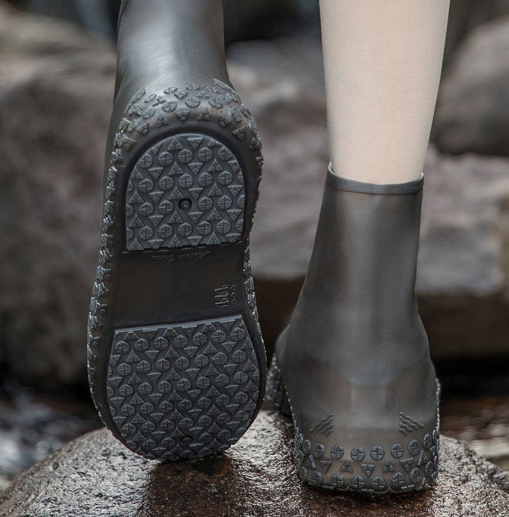Heavy-Duty Rain Shoe Covers – Anti-Slip & Foldable Design