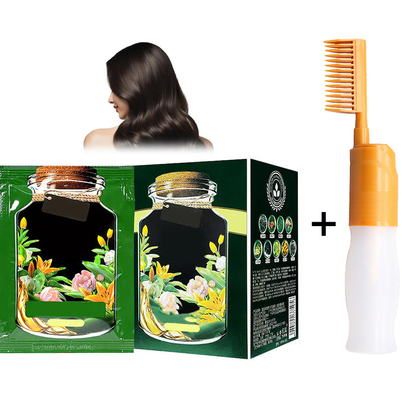 🔥Flash Sale💖 3-In-1 Botanical Hair Coloring Cream