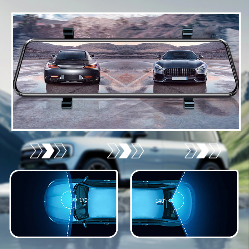 🔥2026 Hot Sale✈️Touch Screen Rear View Mirror Dash Cam Smart Mirror~Last 3 days – limited time discount! ⏰🔥