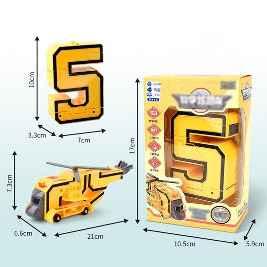 🔥2023 Hot Sale🔥Toy Deformation Number Transform Robot