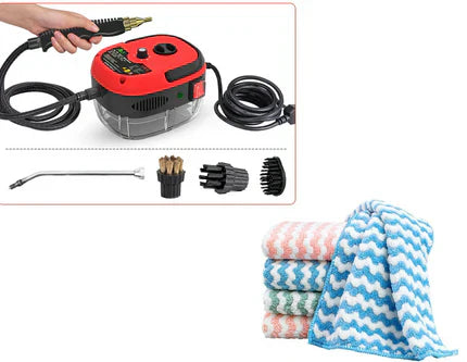 2500W High-Pressure Steam Cleaner – 6 Speeds & 1L Tank