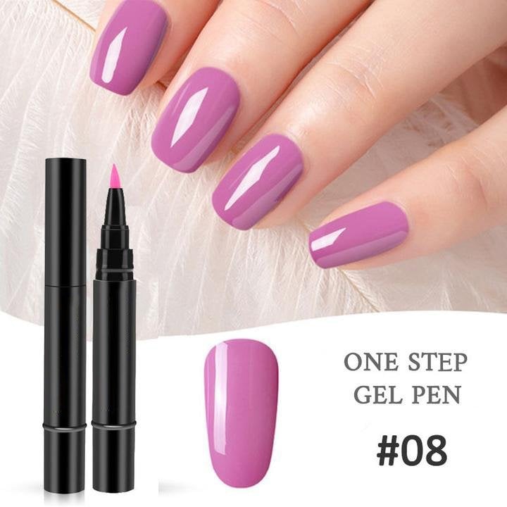 3-in-1 Gel Nail Pen – One Step, No Base or Top Coat Needed