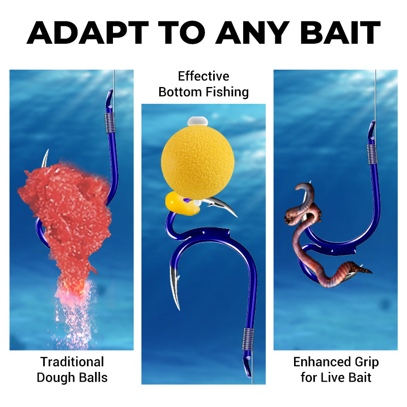Catch More Fish Instantly! Ultra-Sharp Double Fishing Hooks