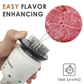 Flavor Meat Instantly! 3-Needle Stainless Steel Marinade Injector