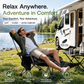 Heavy-Duty Reclining Chair – Foldable, All-Terrain Relaxation