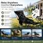 Heavy-Duty Reclining Chair – Foldable, All-Terrain Relaxation