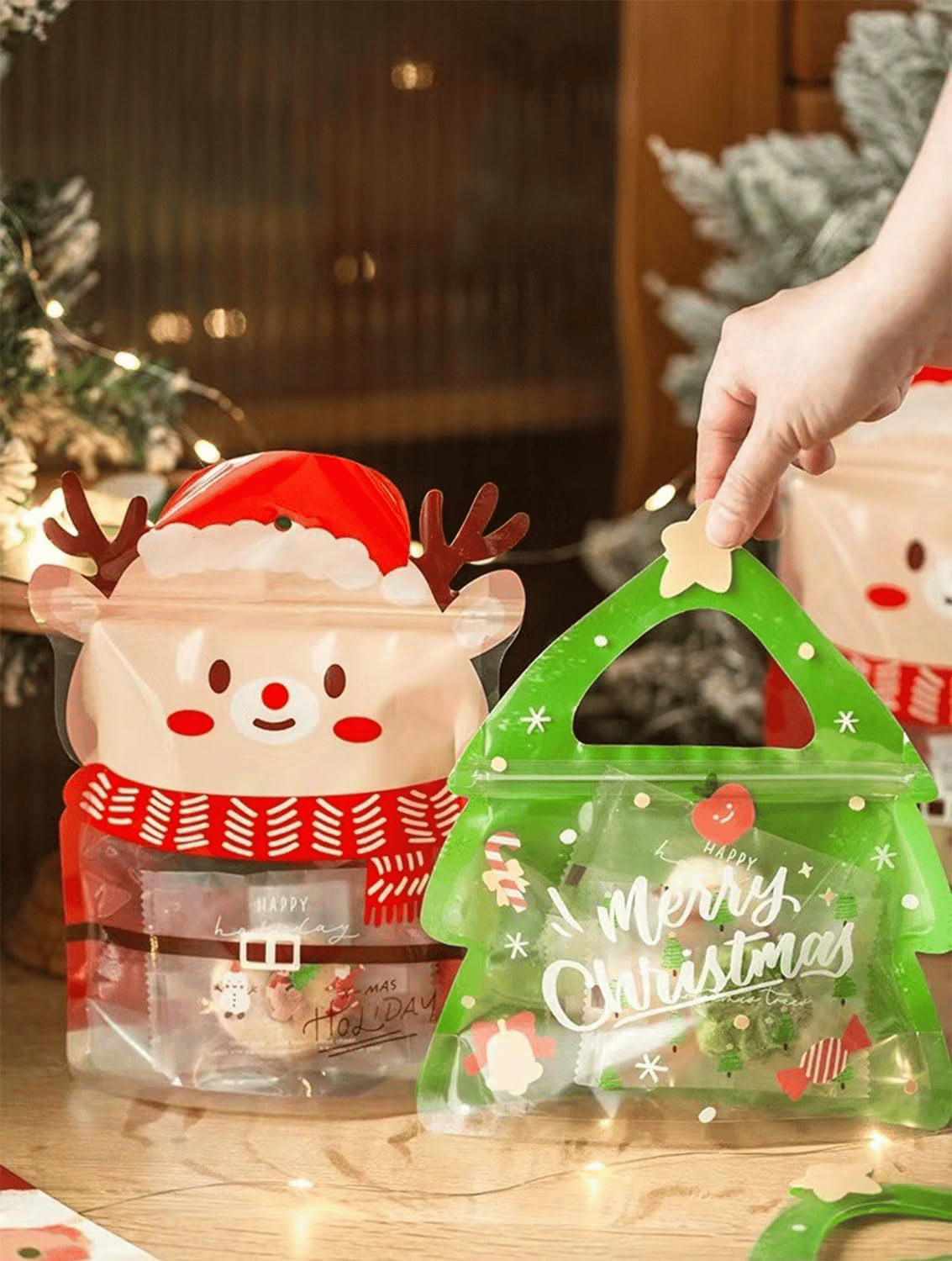 Keep Holiday Treats Fresh Instantly! Sealable Christmas Treat Bags