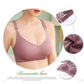 Buy 2 Get 1 Free 💗 Plus-Size Wirefree Bra – Ice Silk & Full Support