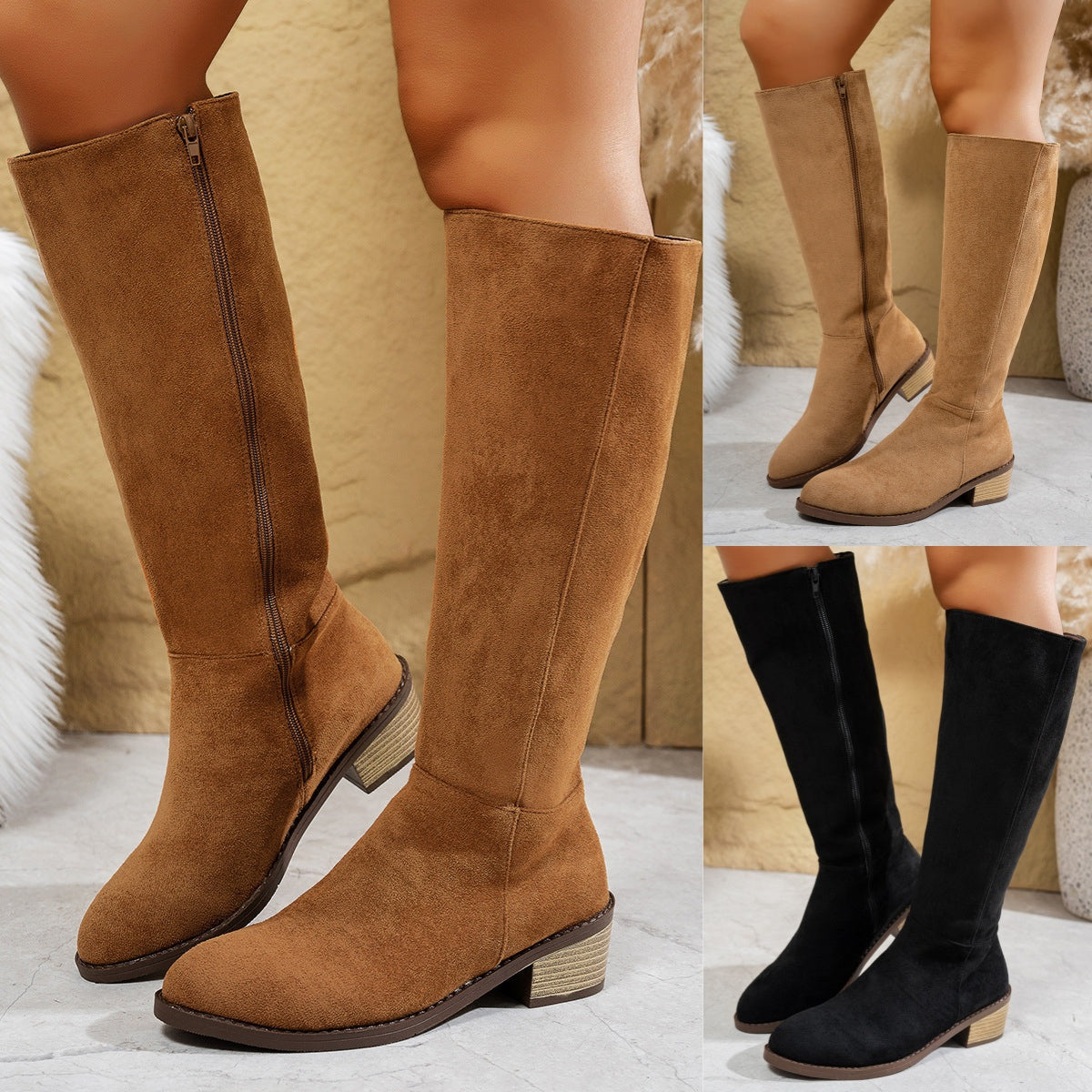👢Best-selling hit-Women's Fashion Knee-High Boots-✈️Free Shipping🚢