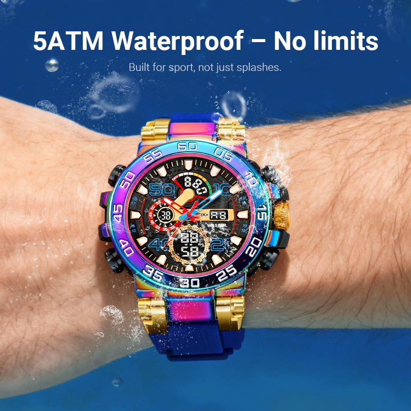 ⏳Time-Limited Special 60% OFF⏰MULTIFUNCTION LED WATCH - Waterproof & Digital Display, 7 Sports Modes with Sleep Monitor, Perfect for Outdoor and Daily Use 🌟🔋