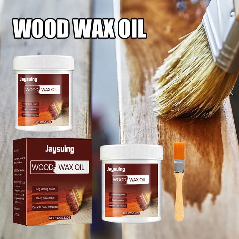 Protect Outdoor Wood Instantly! Beeswax & Oil Wood Wax Sealant