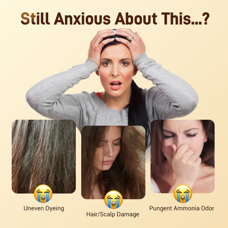 💥50%OFF|🔥Pure Natural Plant Extract💥Nurturing Herbal Hair Color
