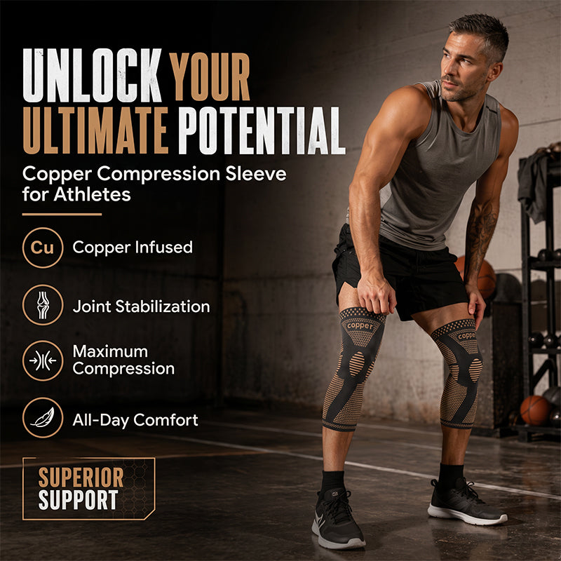 Full-Leg Compression Sleeve – Anti-Slip & Breathable Support