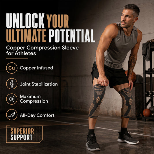 Full-Leg Compression Sleeve – Anti-Slip & Breathable Support