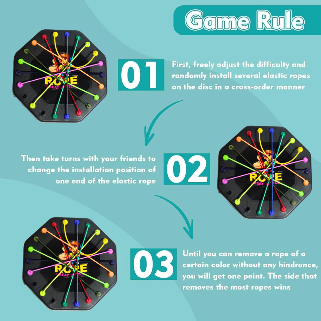 Untangle Ropes Instantly! Screen-Free Family Logic Board Game