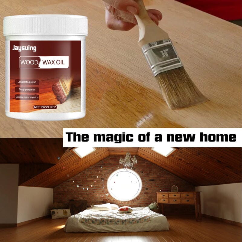 Protect Outdoor Wood Instantly! Beeswax & Oil Wood Wax Sealant