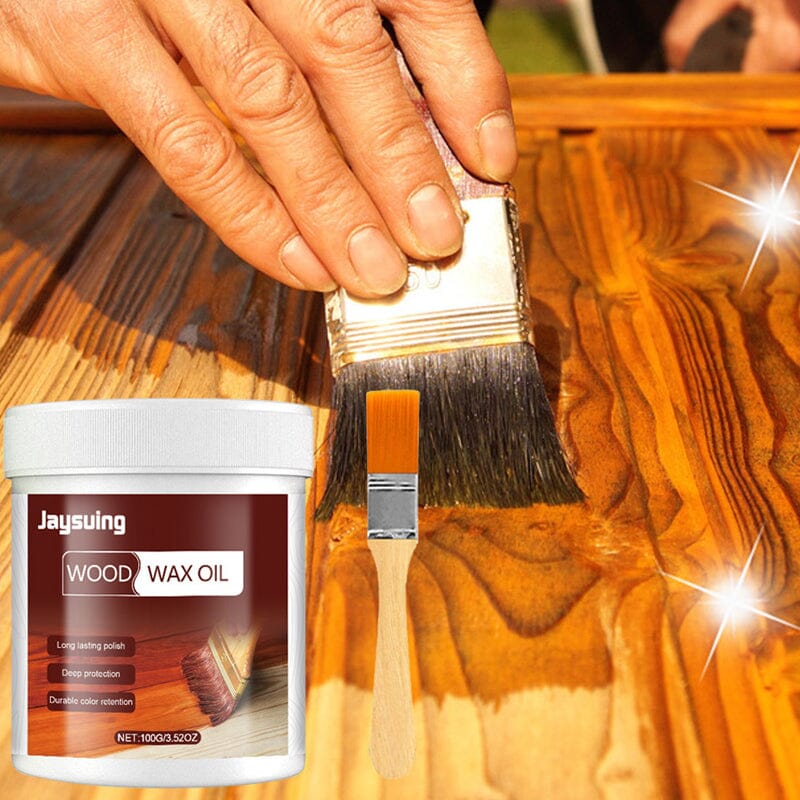 Protect Outdoor Wood Instantly! Beeswax & Oil Wood Wax Sealant