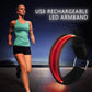 USB Charging LED Luminous Armband