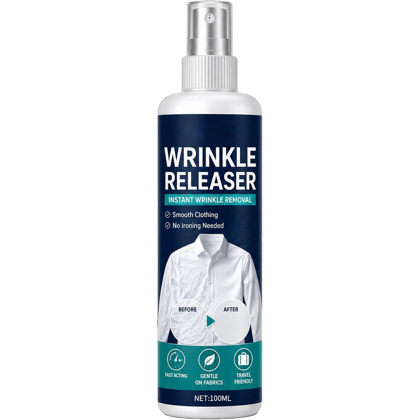 ✨Last Day 50 % OFF👔 Instant wrinkle release – no iron, travel-ready, static-free & fresh.