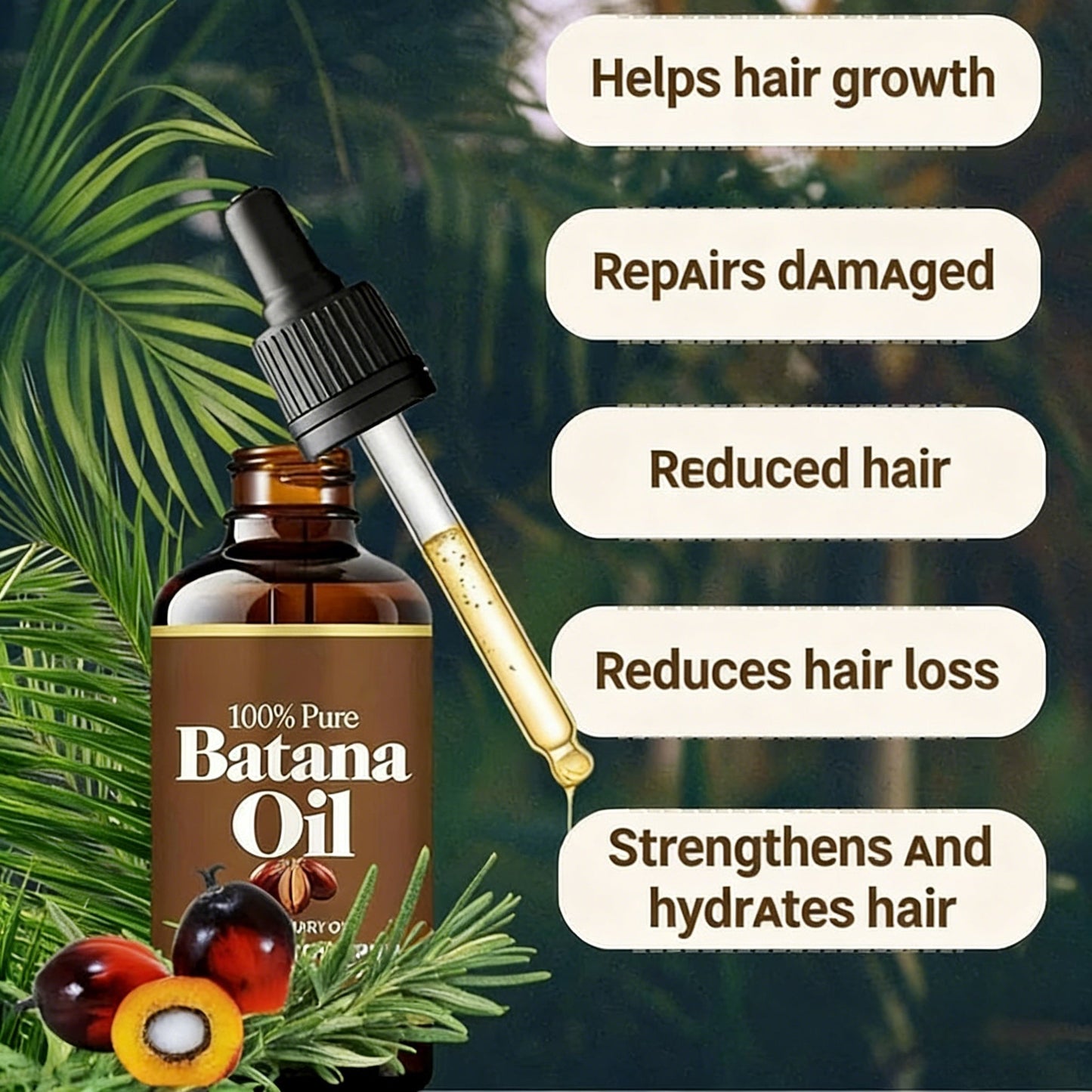 ✨HOT SALE🌿100% pure Batana oil for promoting Hair Growth, Nourishing the scalp