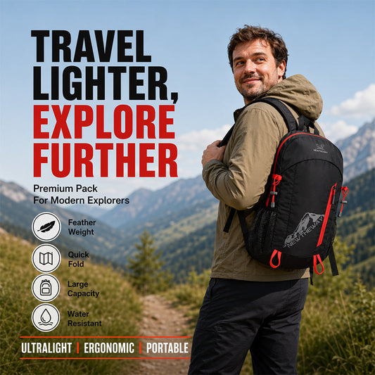 🏆 Last Day Special Price ! Foldable Waterproof Hiking Backpack – 7-Pocket & Ultra-Light Design
