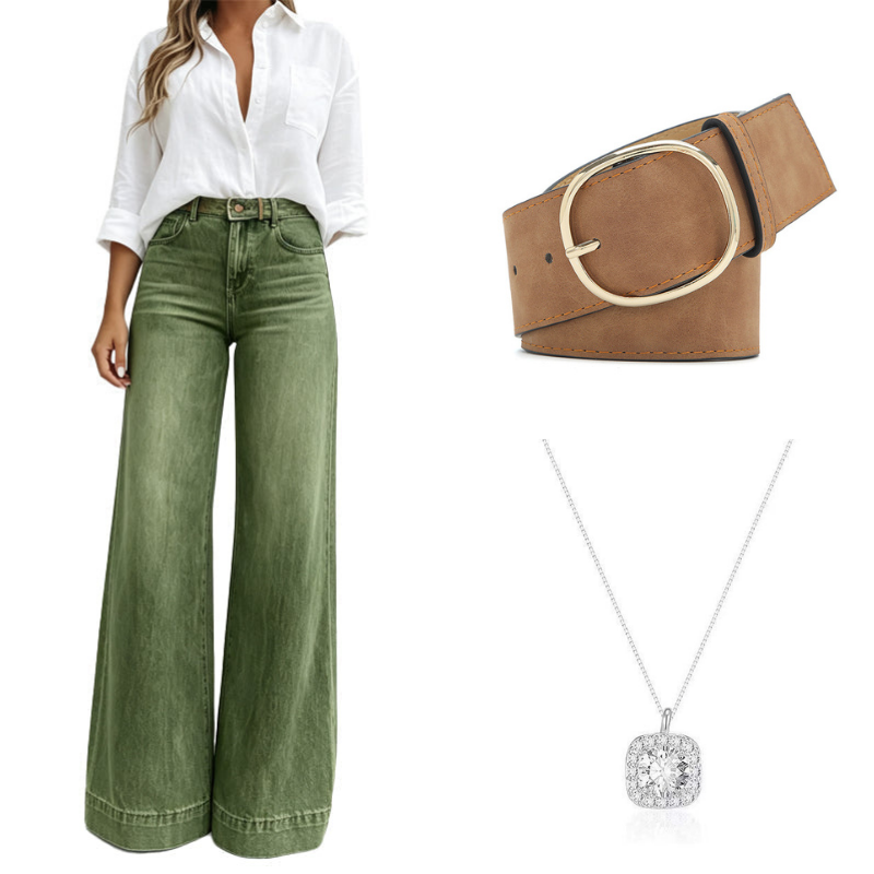 Look Taller Instantly! No-Fuss Wide-Leg Vintage Jeans