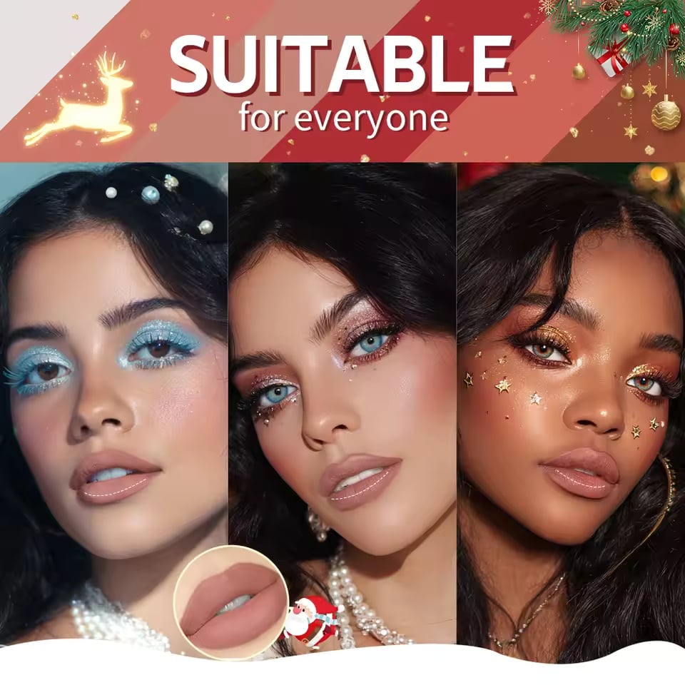 🎅Christmas Hot Sale 49% Off💄✨ Christmas Lip Gloss Set – 6 Colors