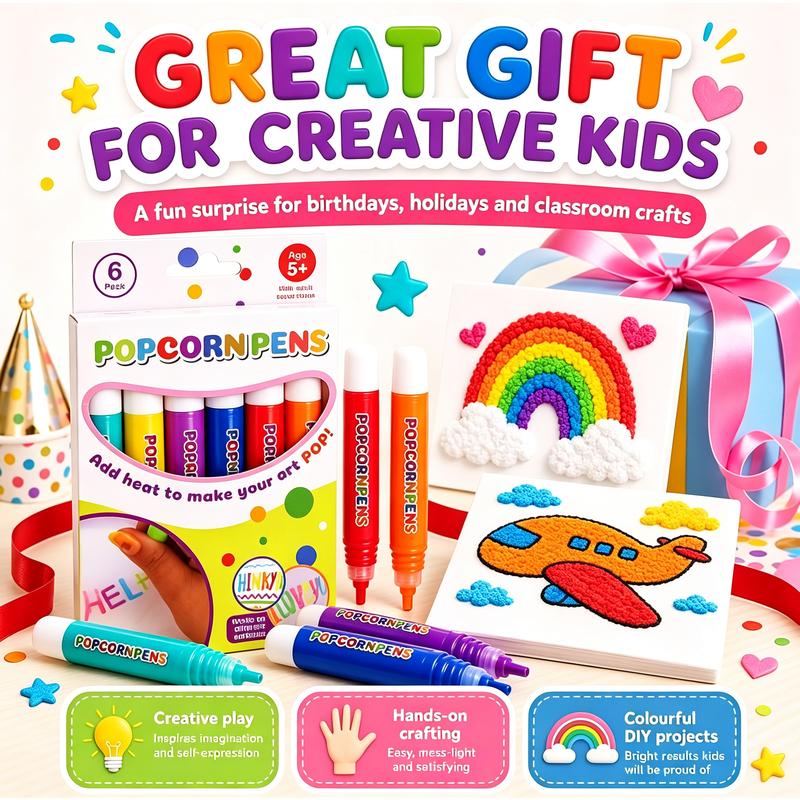 💥LAST DAY 50% OFF!🎁🔮Magic Pen – DIY Bubble Popcorn Drawing Pens