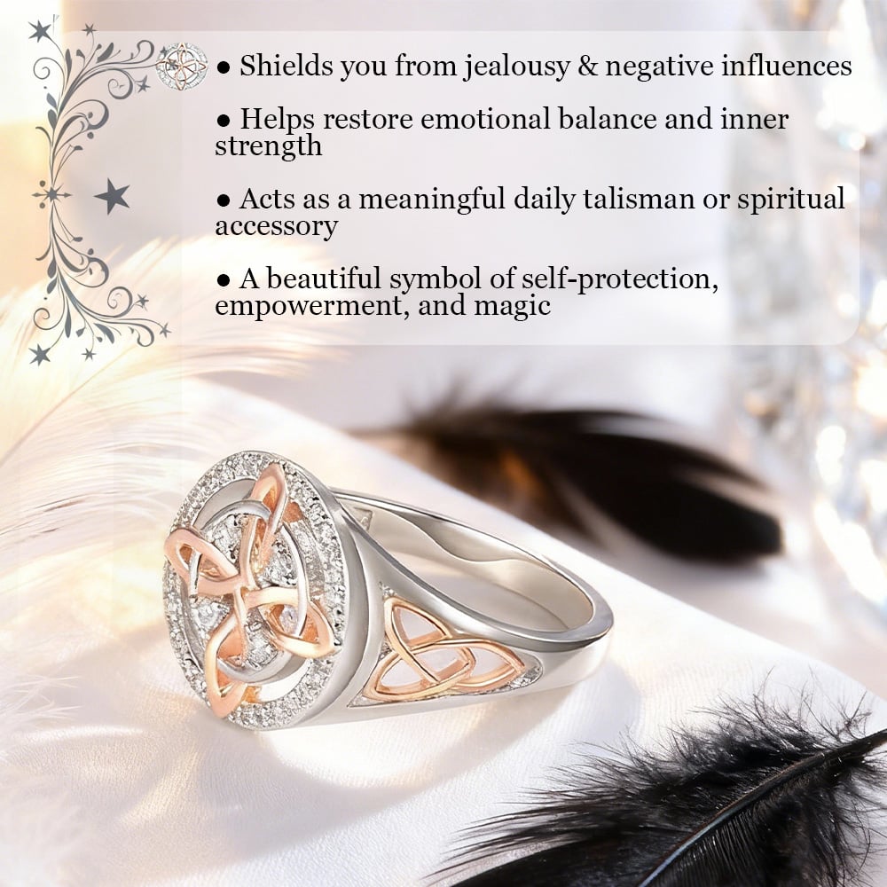 ✨New Arrival 50% OFF💍Handmade Witch's Return-Knot Protection Ring💞Protect Your Loved Ones