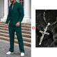 🔥Men’s Casual Waffle Shirt Pants 2-Piece Set