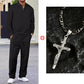💥 Men’s Waffle Knit Sweatshirt & Straight-Leg Pants Set – Cozy, Breathable & Effortlessly Stylish 👕👖