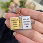Keep Loved Ones Close Instantly! Engraved Heart Book Locket Necklace