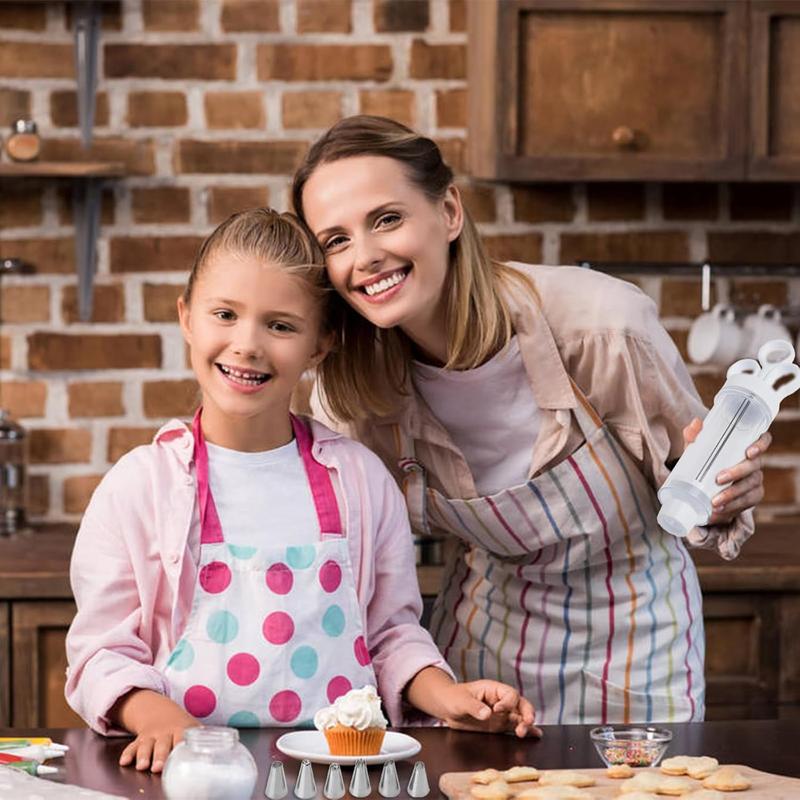 🧁Stainless Steel Cake Decorating Gun Kit