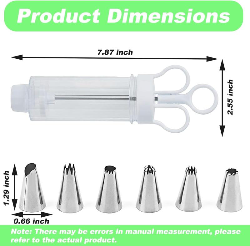 🧁Stainless Steel Cake Decorating Gun Kit